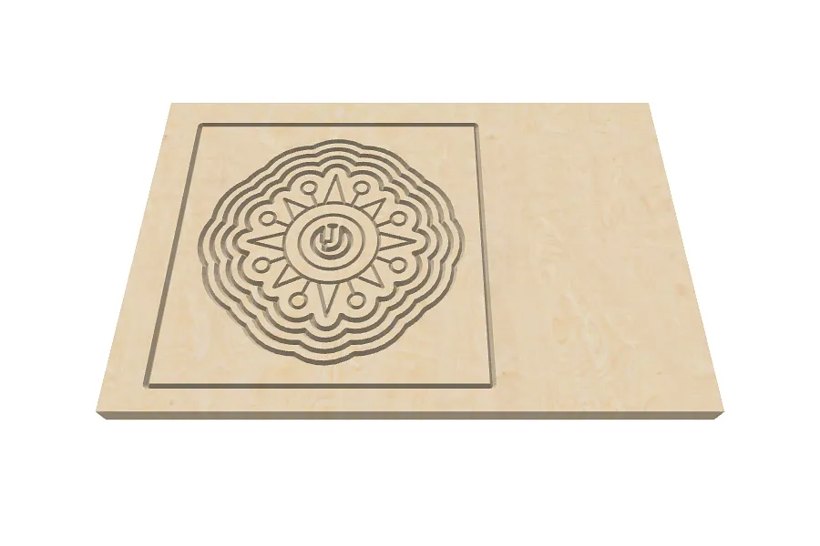 Radiant Mandala Emblem - image 1