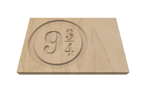 9 3/4 Sign