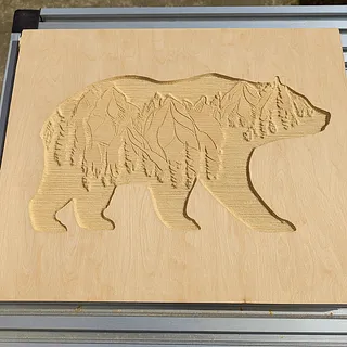 Bear and Mountain Design