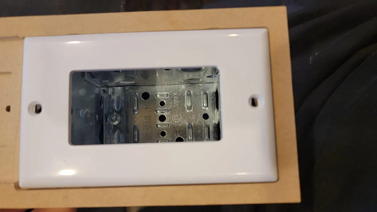 Electrical box cut out - image 3