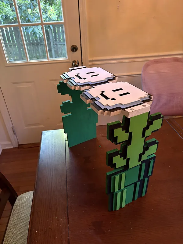 Super Mario 3 Pipe and Vine Plant Shelf - image 2