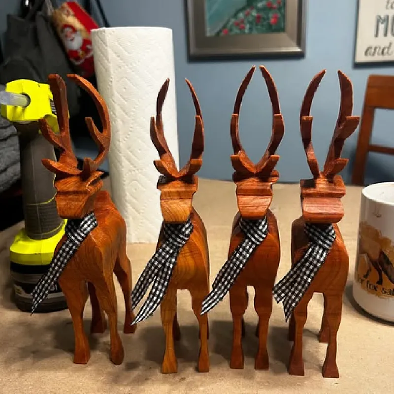 bandsaw reindeer template - image 1