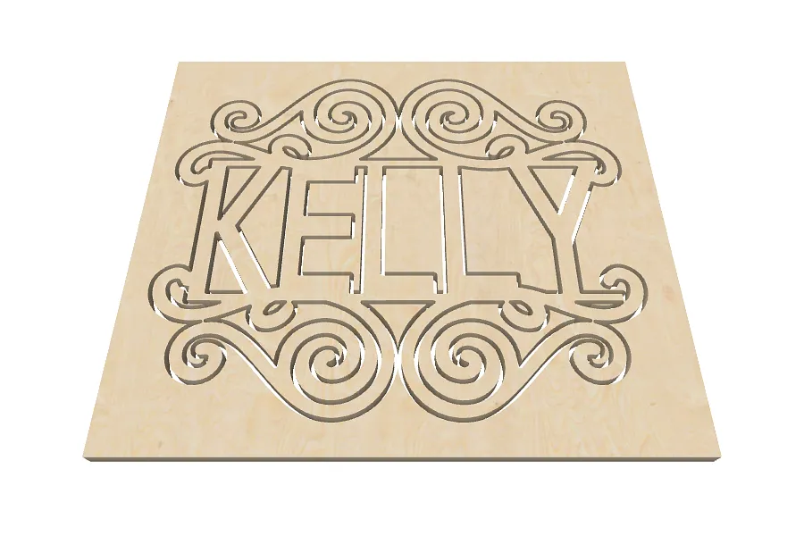 Kelly Outline Monogram - image 2