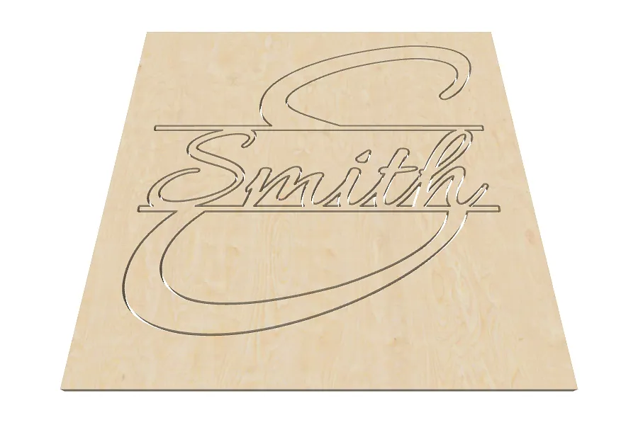 Smith Monogram Cut Out Allura Font in Plain Style - image 2