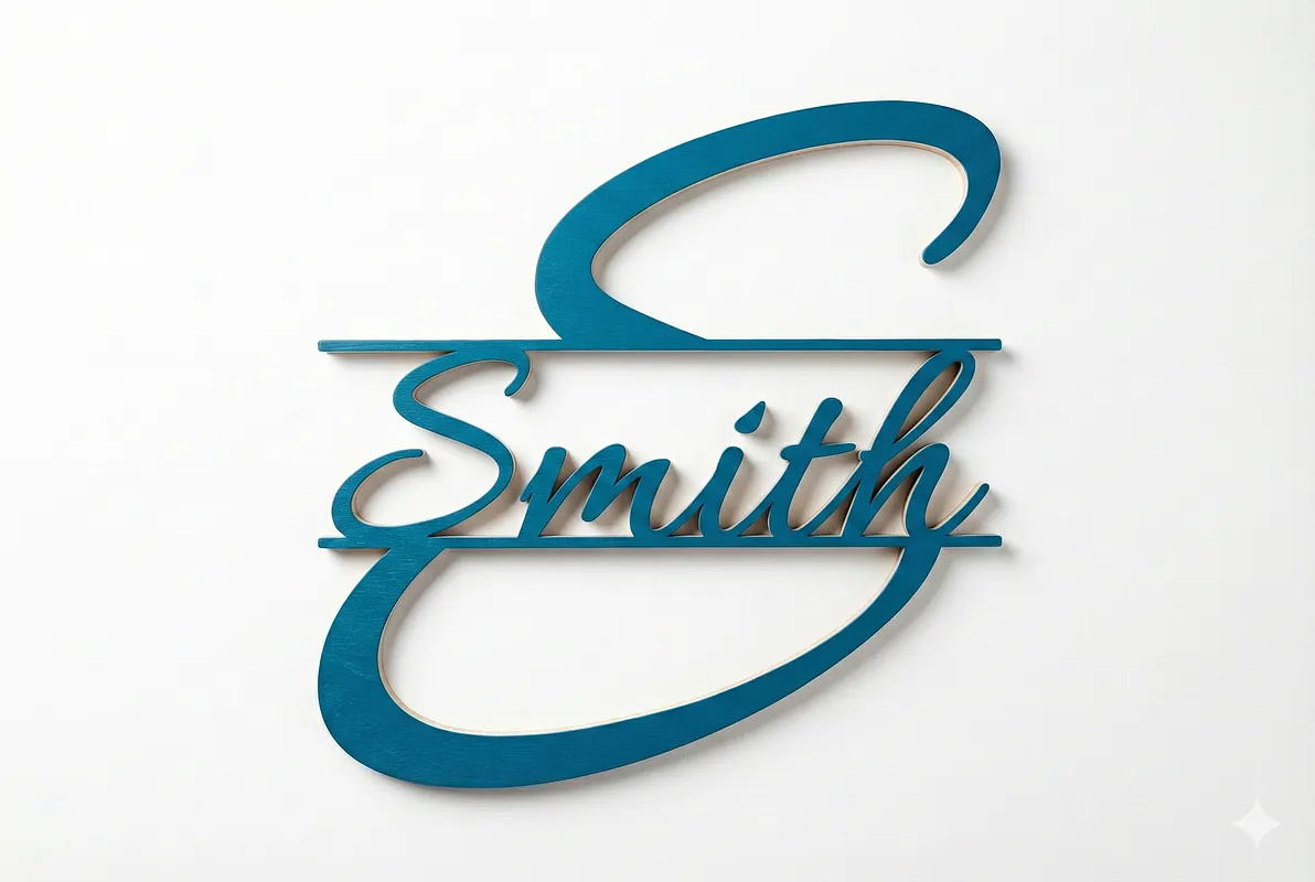 Smith Monogram Cut Out Allura Font in Plain Style - image 1