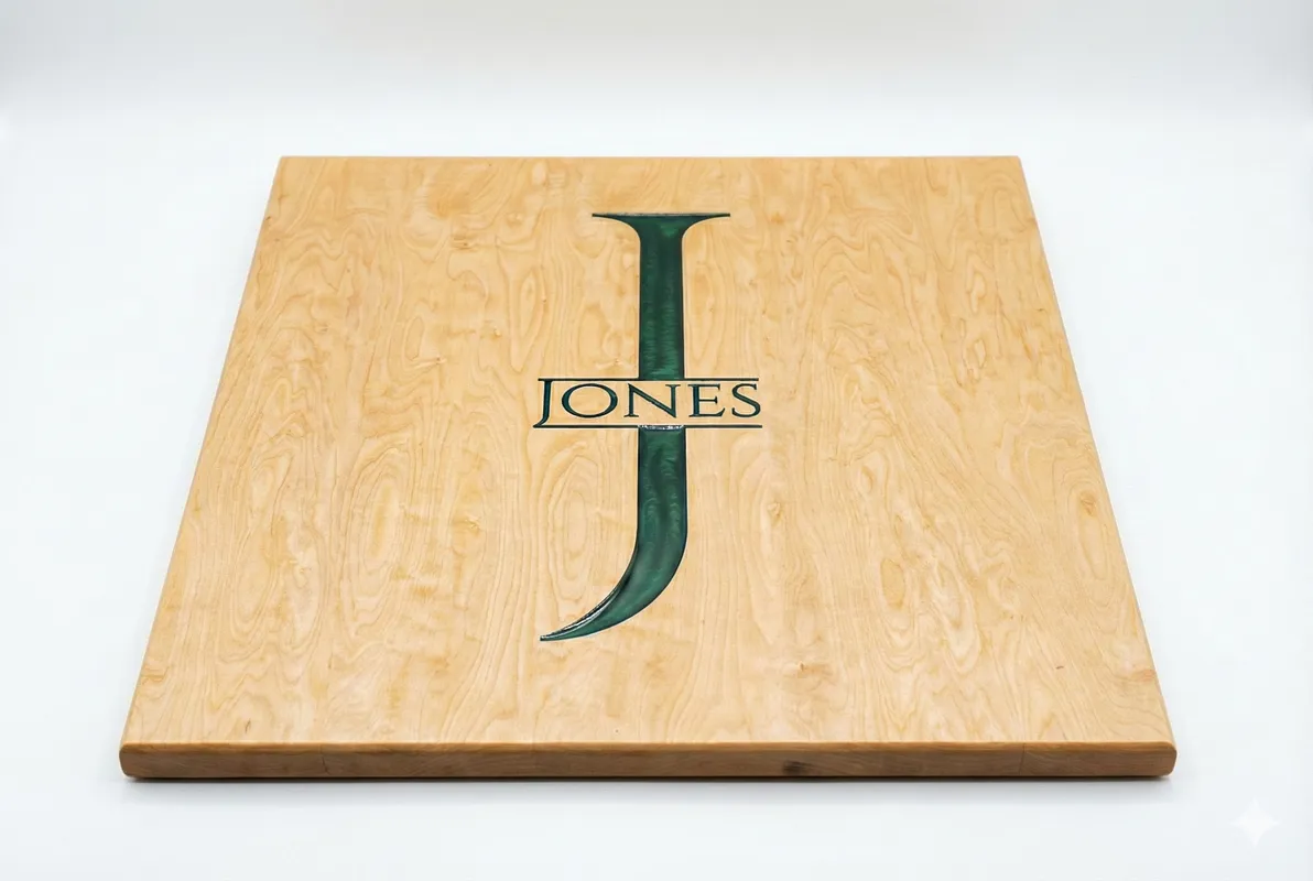 Jones Monogram Engraved Cinzel Font Plain Style - image 1