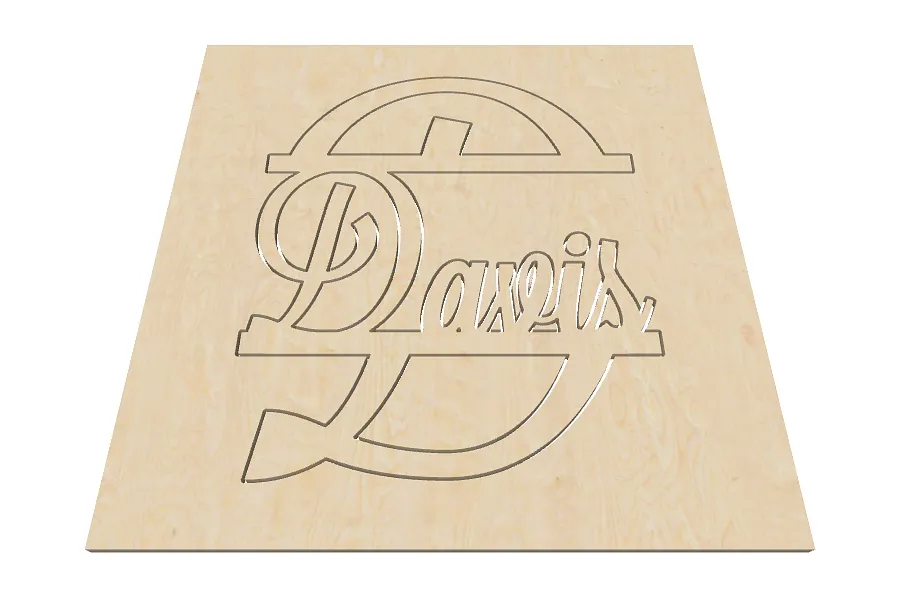 Davis plain monogram - image 2