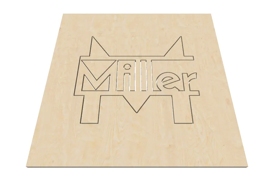 Miller plain monogram - image 2