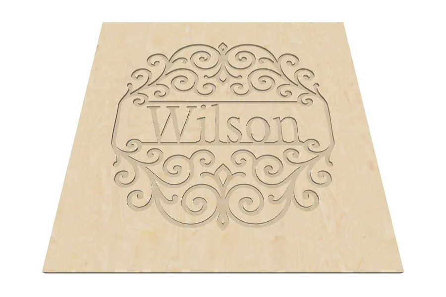 Wilson royal monogram - image 2