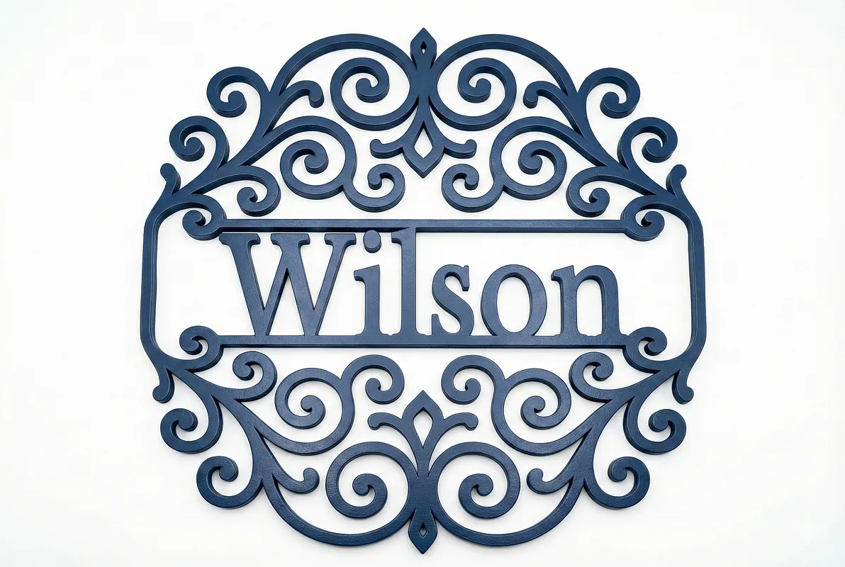 Wilson royal monogram Baskerville font - image 1