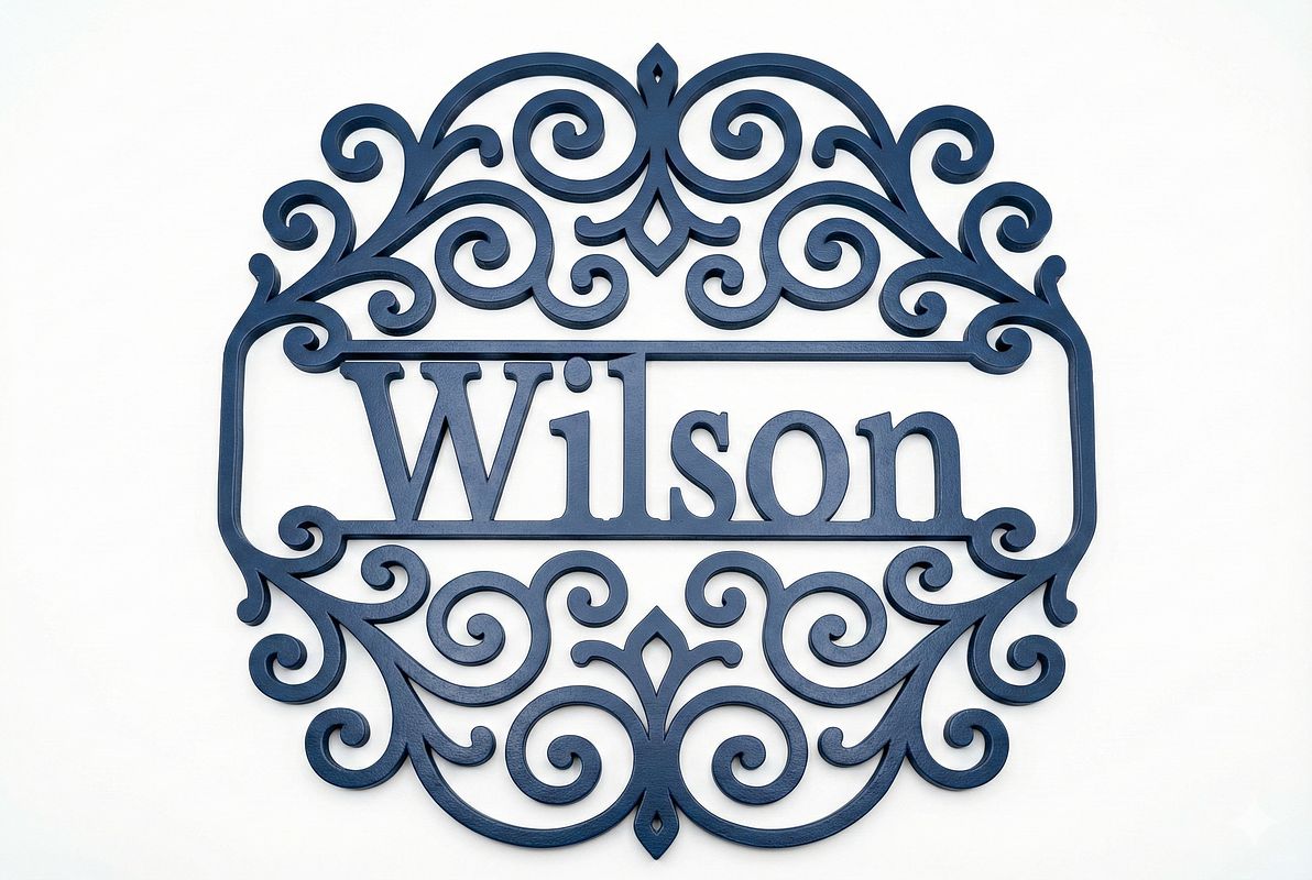 Wilson royal monogram Baskerville font