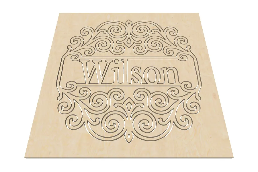 Wilson royal monogram Baskerville font - image 2