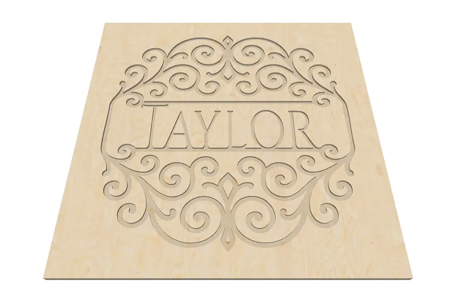 Taylor royal monogram Cinzel - image 2