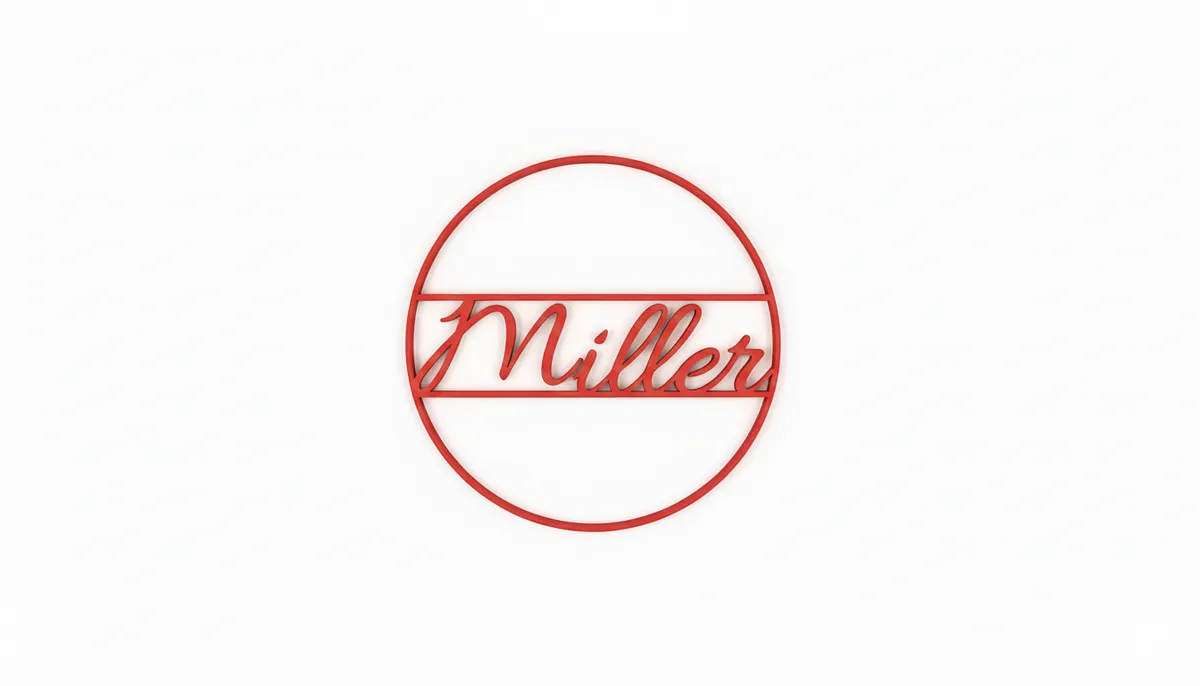 Miller circle monogram - image 1