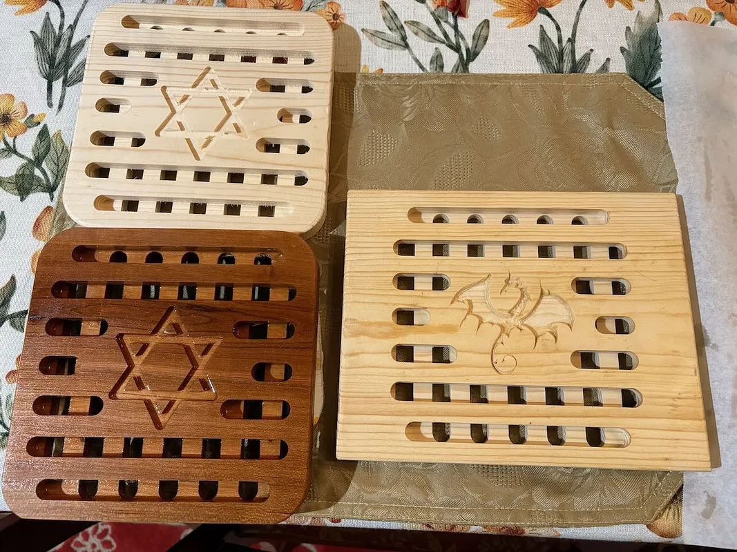 Trivet Collection (Loon • Dragon • Magen David) - image 1