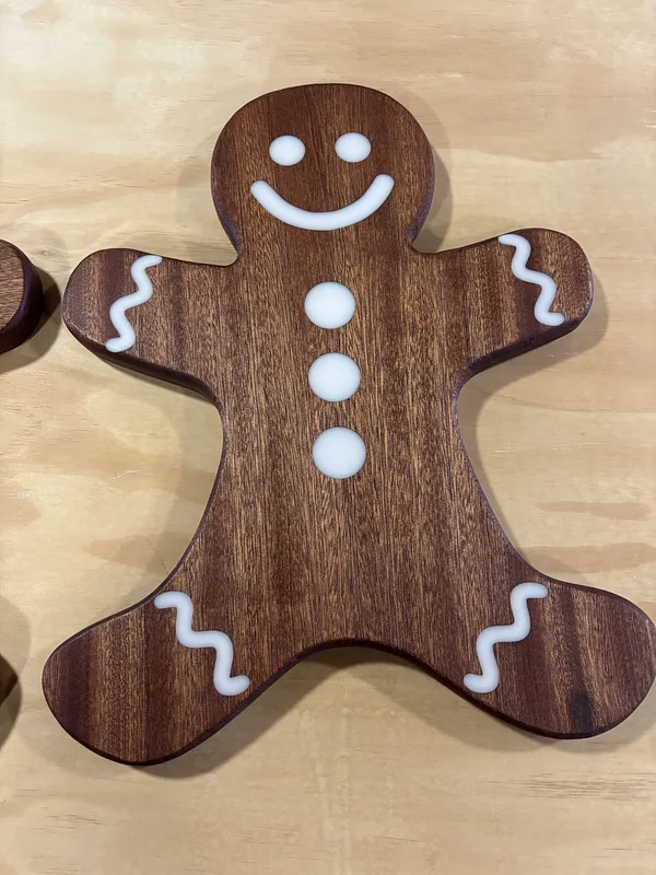 Gingerbread man serving board - image 4