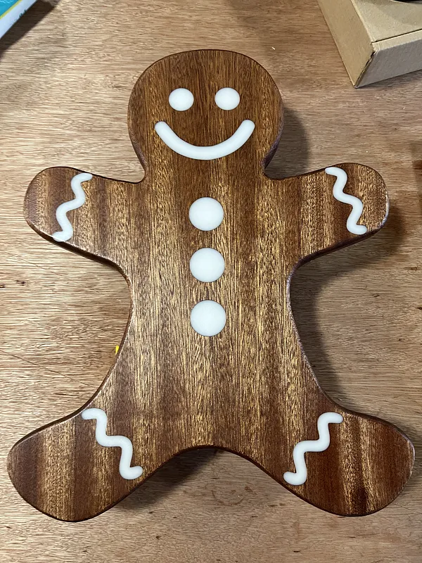 Gingerbread man serving board - image 6
