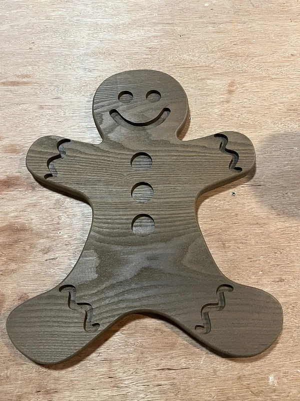 Gingerbread man serving board - image 7