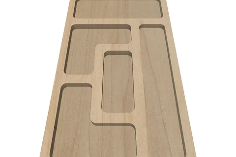 MJ2 Serving Tray with bowl cutouts