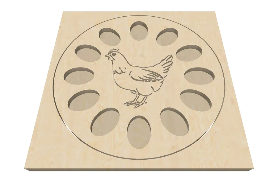 Round Egg Holder - image 1