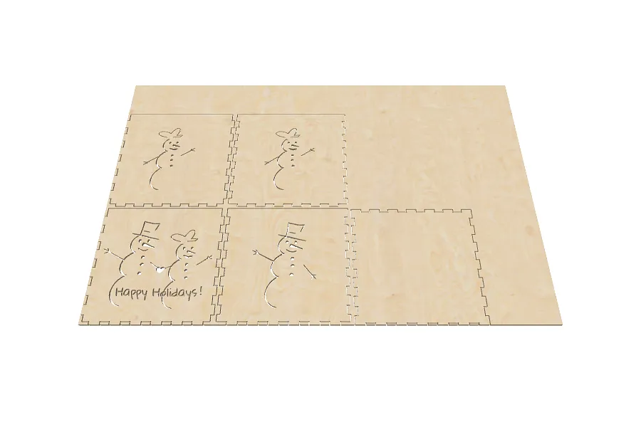 Mr & Mrs Snowman Lantern - image 2