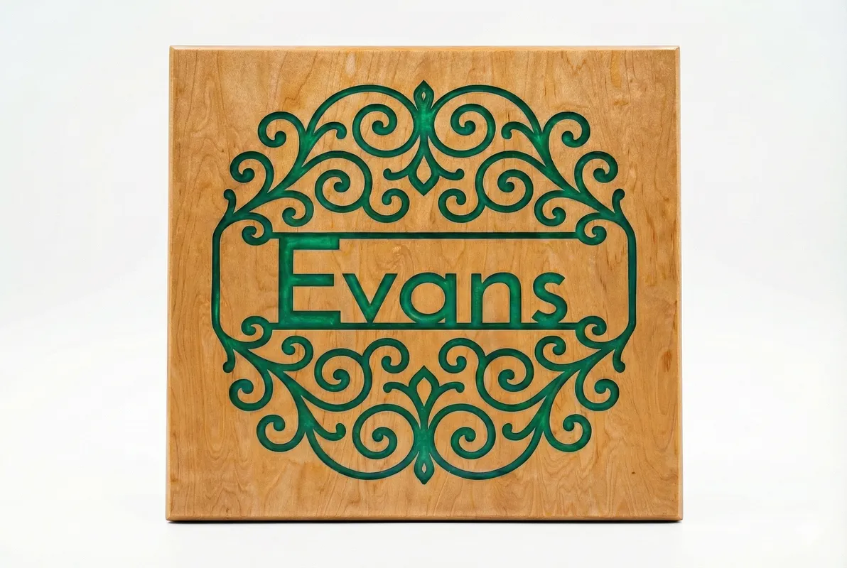 Evans royal monogram Josefin font - image 1