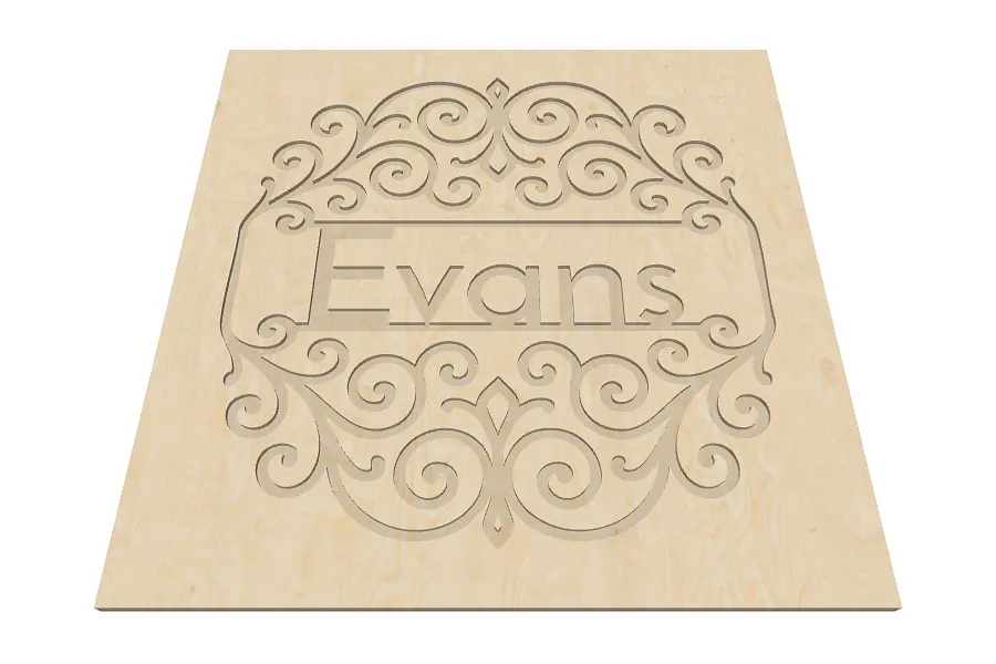 Evans royal monogram Josefin font - image 2