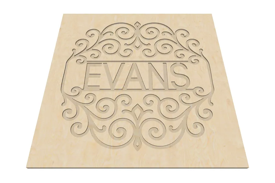 Evans Royal monogram Code Pro font - image 2
