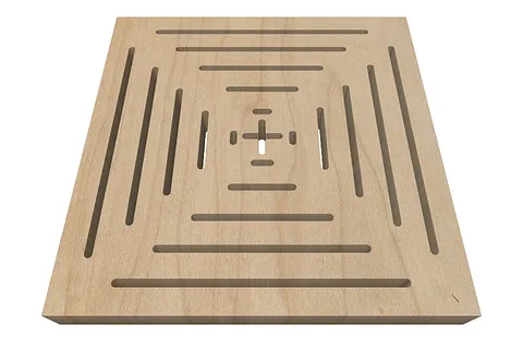 MJ2 Concentric squares trivet