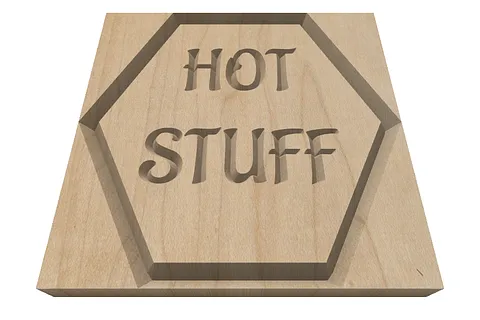 MJ2 Hot Stuff trivet