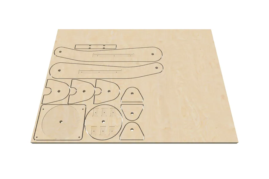 Copy of HT Laptop Stand for x-carve rev1 [19mm W526-H484] - image 1