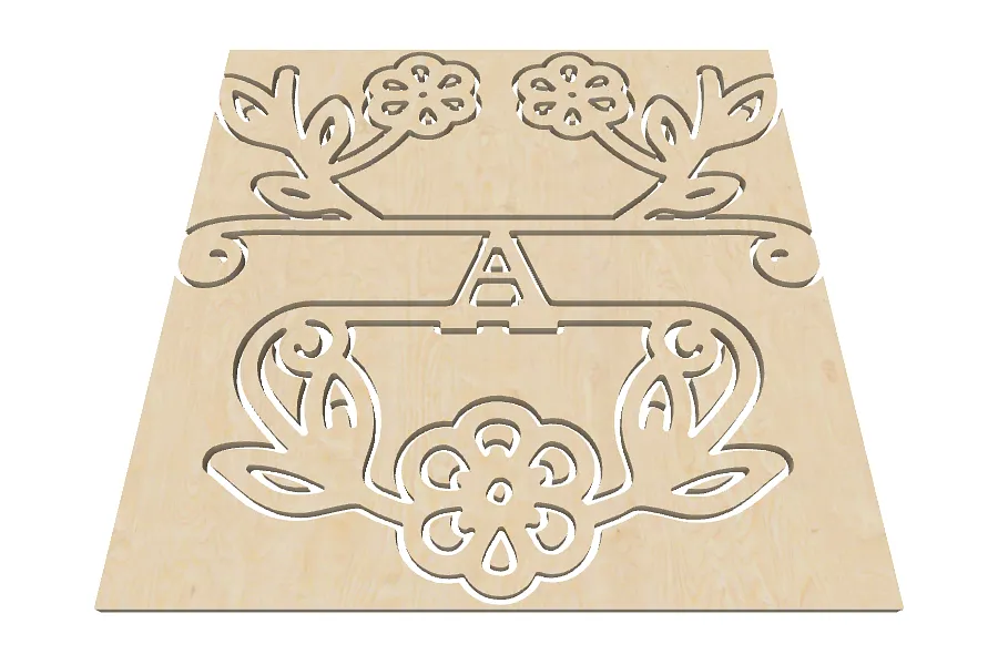 A floral monogram - image 1