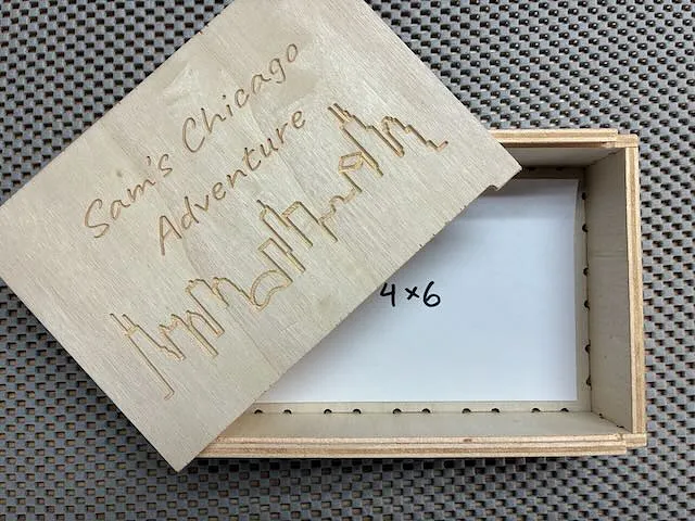 Box with Sliding Lid - Fits 4x6 photos - image 3