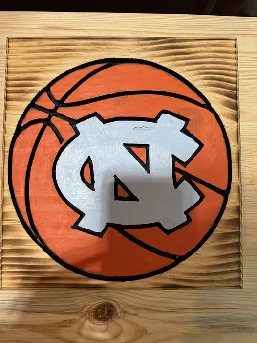 UNC with Basketball - image 2