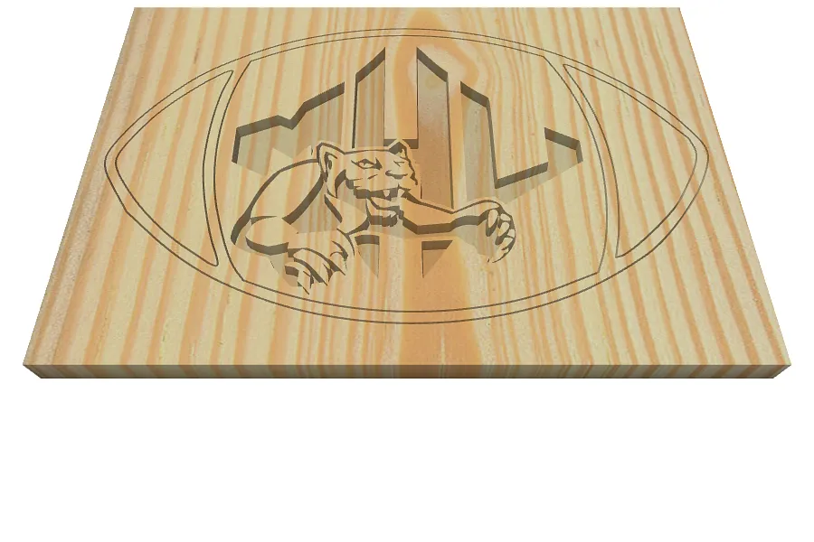 Mars Hill with football - image 1