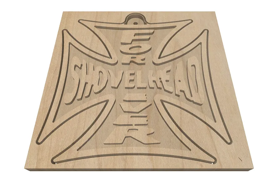 Maltese Shovelhead Sign - image 1