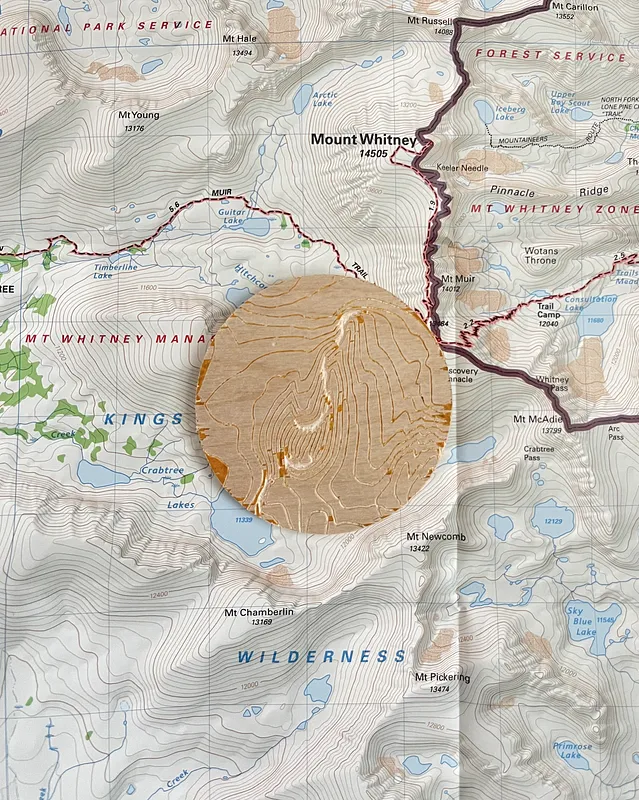 Mt. Whitney Topo Coasters - image 1