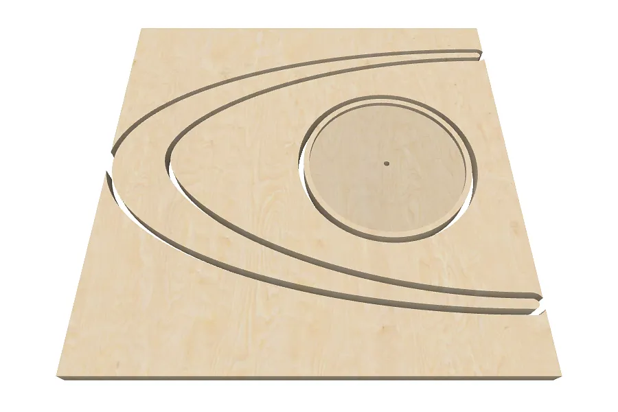 midcentury modern clock - image 1