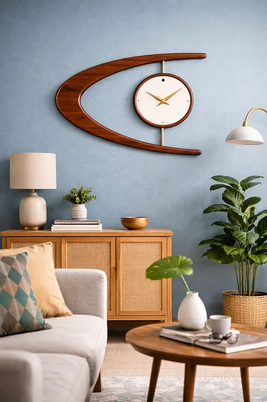 midcentury modern clock - image 3