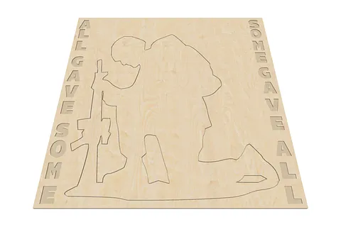 kneeling soldier