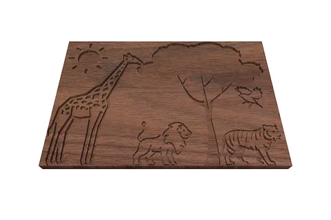 Animal frame decoration.