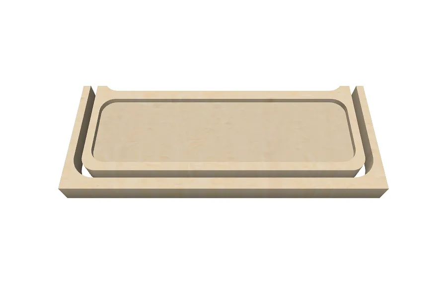 Copy of cherry bar tray with garnish  cups - image 1