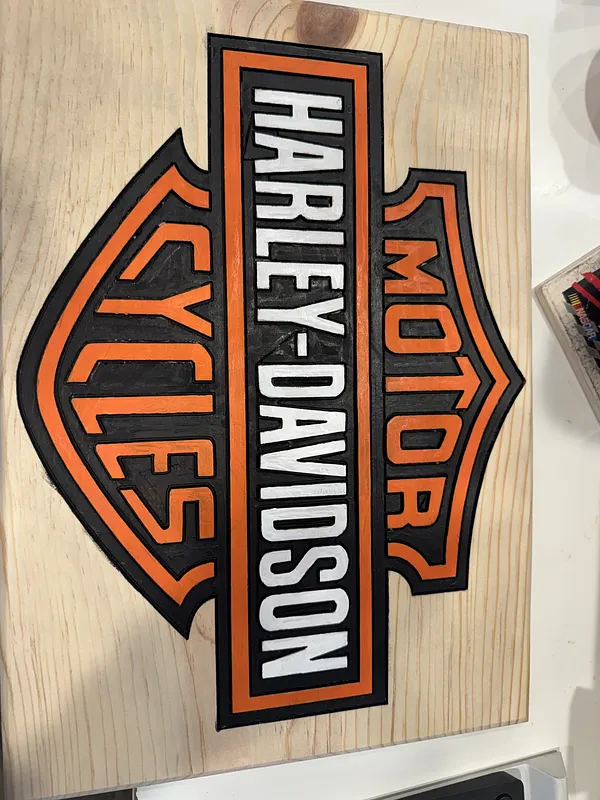 Harley Davidson sign - image 1