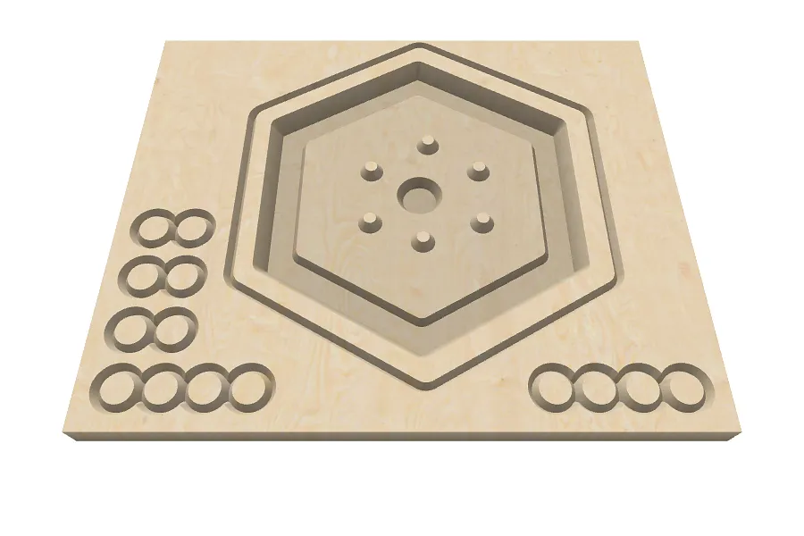 crokinole board - image 1