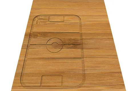 HOCKEY RINK SURVING TRAY