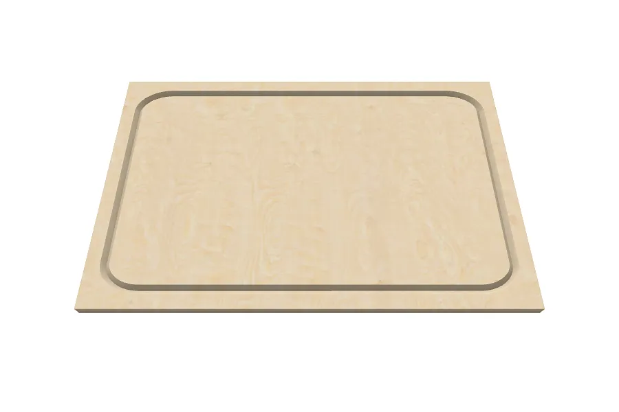 Cutting Board Blood Groove (Use 1/2" round router bit. ) - image 1