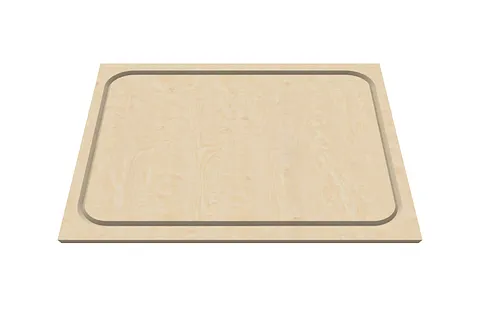 Cutting Board Blood Groove (Use 1/2" round router bit. )