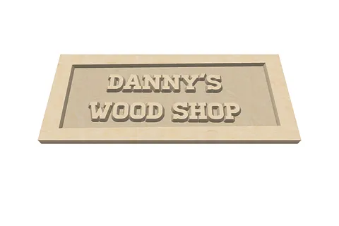 Copy of Danny's Wood Shop Sign