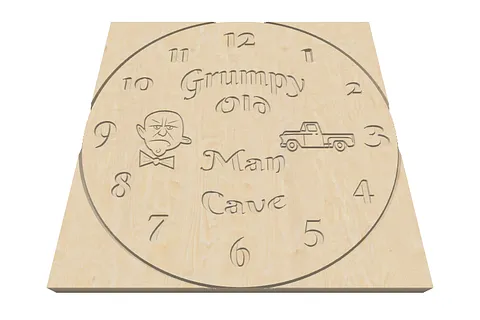 Grumpy clock
