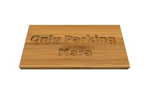 Parkschild Mara